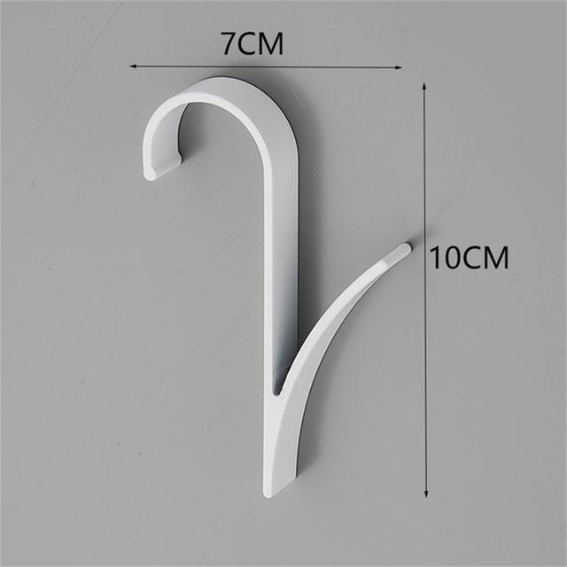 Badezimmer-Aufhänger-Clips Beheizter Handtuchheizkörper-Schienenhakenhalter Multifunktions-Wäscheständerhaken Handtuch-Kleideraufbewahrungsbügel weiß von Joom DACH