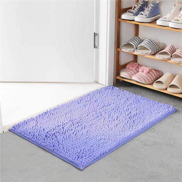 Badezimmer-Dekor, rutschfeste Badematte mit super wasserabsorbierendem Teppich-Set, Badezimmerteppich, Decken und Überwürfe, Dusch- und WC-Fußmatten 60x90cm von Joom DACH