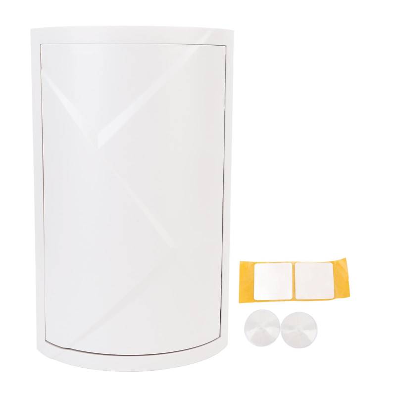 Badezimmer Eckregal PP 2 Etagen 360 Grad drehbar Badezimmer Arbeitsplatten Organizer Hautpflege graue von Joom DACH