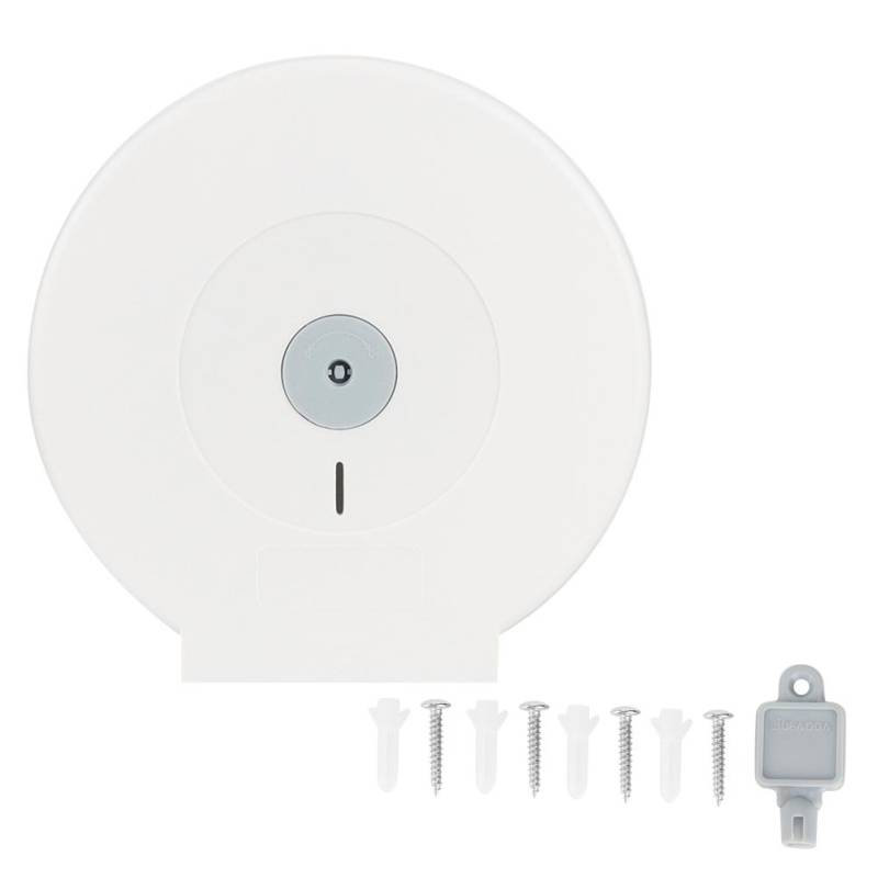 Badezimmer Toilette Rund Kunststoff Papierhandtuchhalter Weiß Handtuch Taschentuchhalter von Joom DACH