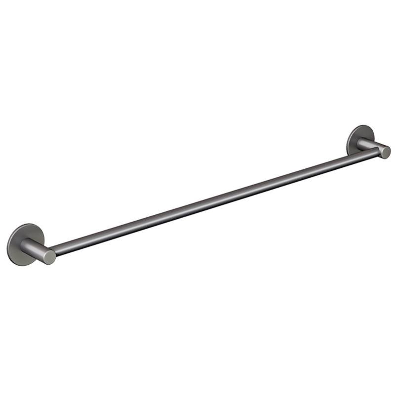 Badezimmer Wandmontierter Handtuchhalter Space Aluminium Einzelstange Handtuchständer für Toilette Grau grau von Joom DACH