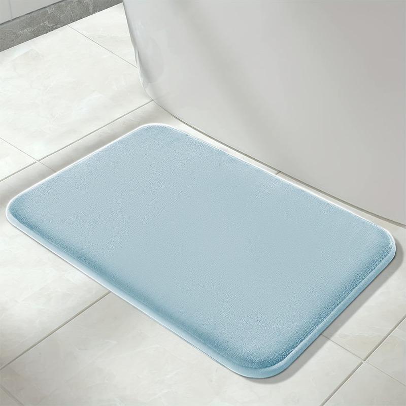 Badezimmermatte Bad Rutschfeste Teppiche Im Waschbecken Badewanne Seitenboden Teppich Duschraum Fußmatte Memory Foam 3D Pad 40cm*60cm himmelblaue von Joom DACH
