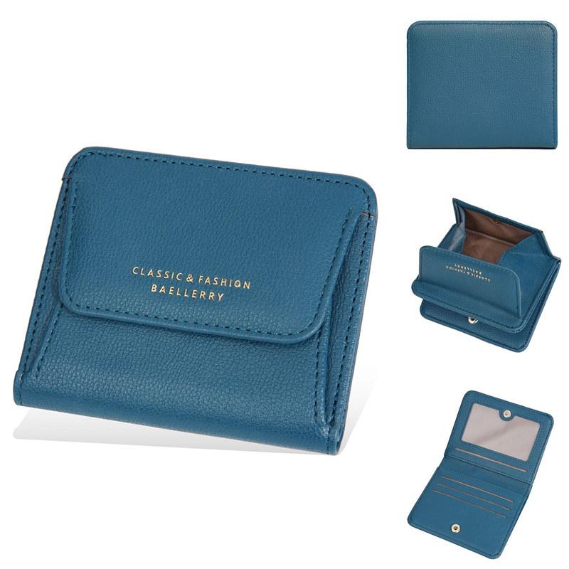 Baellerry Damen Kurze Geldbörsen mit Schnappverschluss Münzfach Damen Mode Mini-Geldbörse Geldbeutel 11cm*9cm*2cm blau Baellerry Damen Kurze Geldbörsen mit Schnappverschluss Münzfach Damen Mode Mini-Geldbörse Geldbeutel 11cm*9cm*2cm blau von Joom DACH
