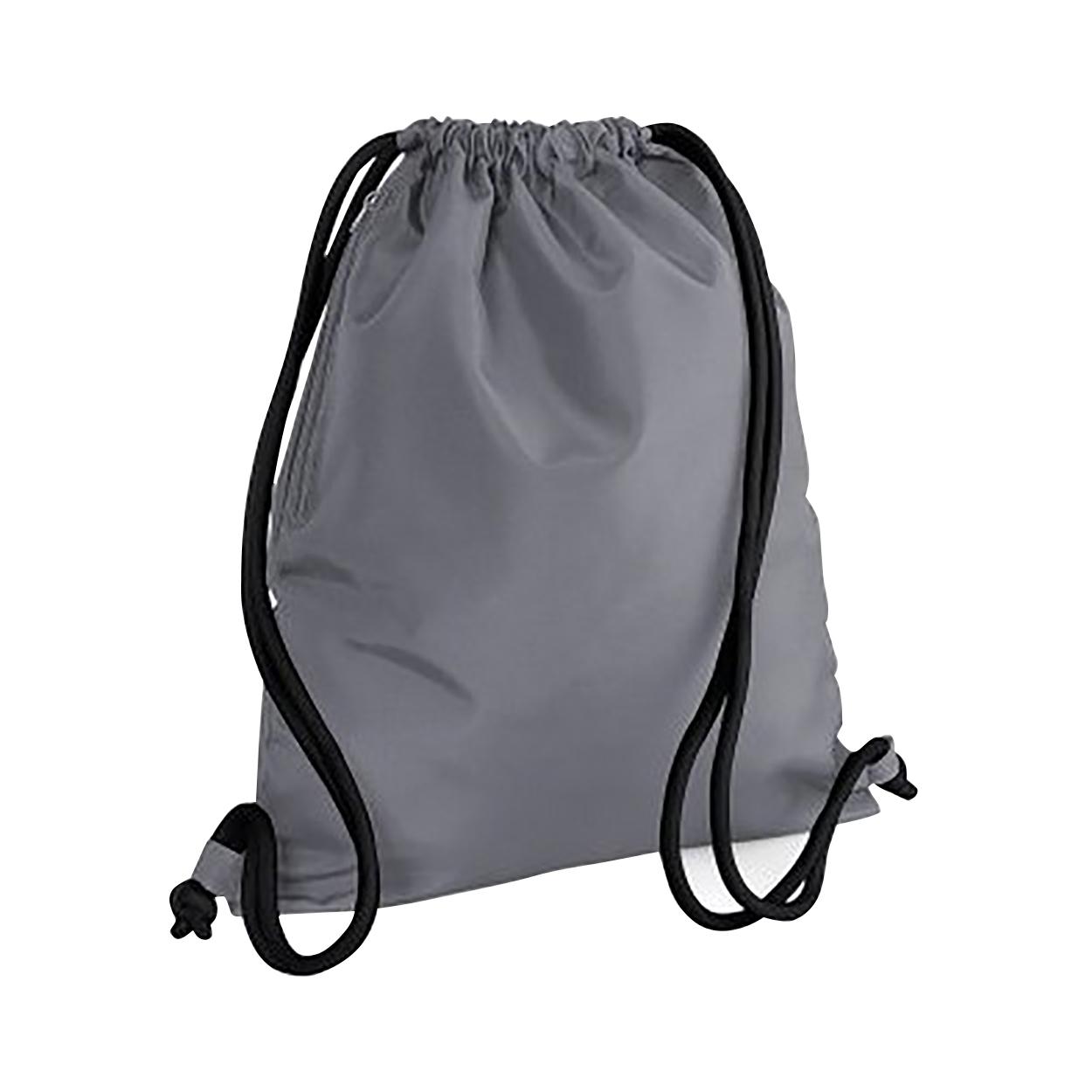 Bagbase Icon Turnbeutel/Turnbeutel (2er Pack) One Size grau/schwarz von Joom DACH