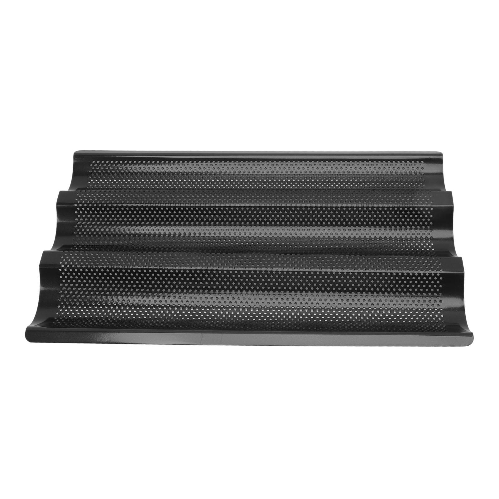 Baguette-Form Edelstahl U-Form Gleichmäßige Erwärmung Perforiertes Design Französisches Brot Backform für von Joom DACH