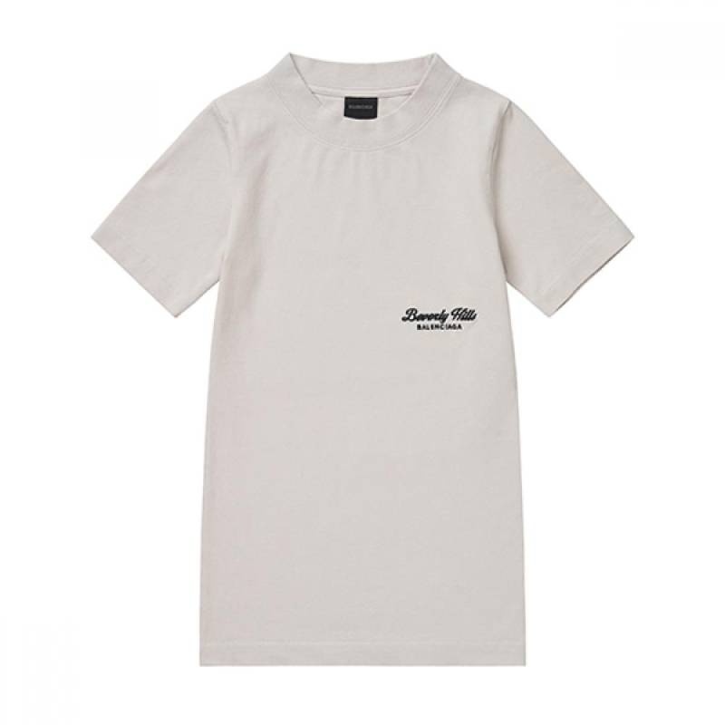 Balenciaga 768075 TqvS5 3307 Beverly HillS Artwork Logo Stickerei Damen Kurzarm T-Shirt 768075 TQVS5 3307 (M) von Joom DACH