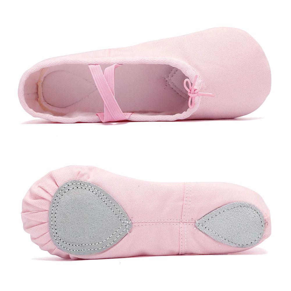 Ballett Kinder Hausschuhe Mädchen Ballettschuhe Canvas Tanzschuhe Tanz Gymnastik Yoga Flats 28 rosa von Joom DACH