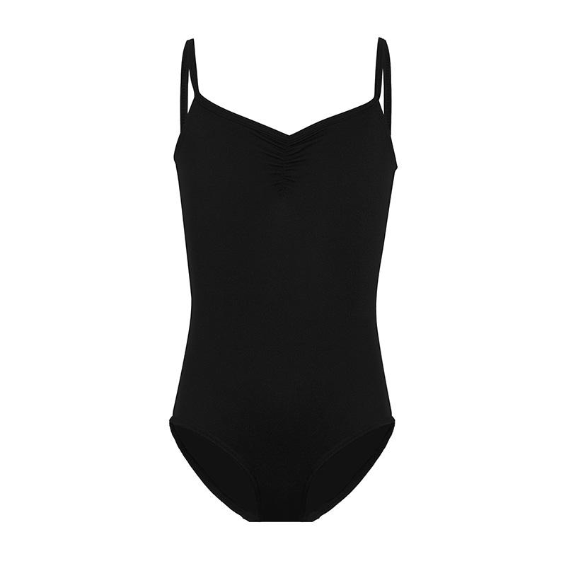 Ballettanzüge für Mädchen Kinder Offener Rücken Schleife Ärmellos Kind Ballett Kostüme Gymnastik Body 150 schwarz von Joom DACH