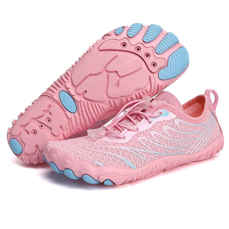 Barfußschuhe fürs Fitnessstudio, Damen und Herren, Pro-Wasserschuhe, Barfuß-Wanderschuhe, breite Zehenpartie, rutschfeste, atmungsaktive Zero-Drop-Schuhe 38 rosa Barfußschuhe fürs Fitnessstudio, Damen und Herren, Pro-Wasserschuhe, Barfuß-Wanderschuhe, breite Zehenpartie, rutschfeste, atmungsaktive Zero-Drop-Schuhe 38 rosa von Joom DACH