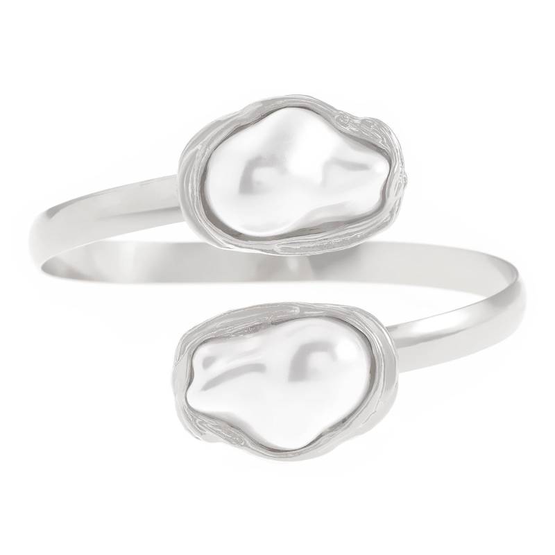 Barockperlen Schmuckset: Halskette, Ohrringe, Ring, Armband, Choker für Damen von Joom DACH