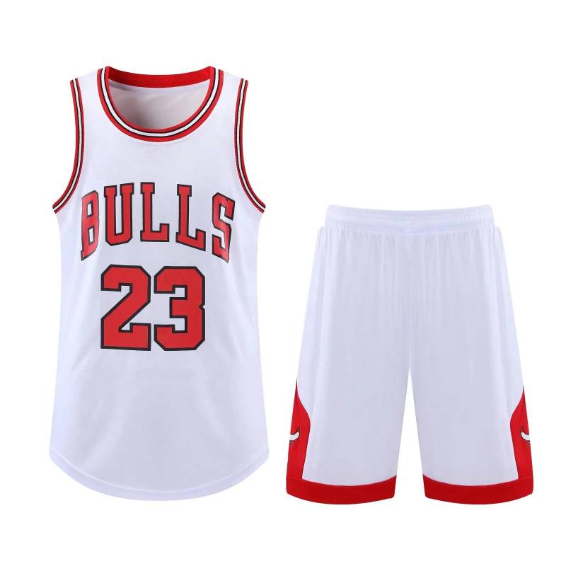 Basketball-Kleidung, Kinder-Basketball-Anzug, klassische Oberteile + Hosen, Basketball-Trikots, Anzug-Set M weiß Basketball-Kleidung, Kinder-Basketball-Anzug, klassische Oberteile + Hosen, Basketball-Trikots, Anzug-Set M weiß von Joom DACH