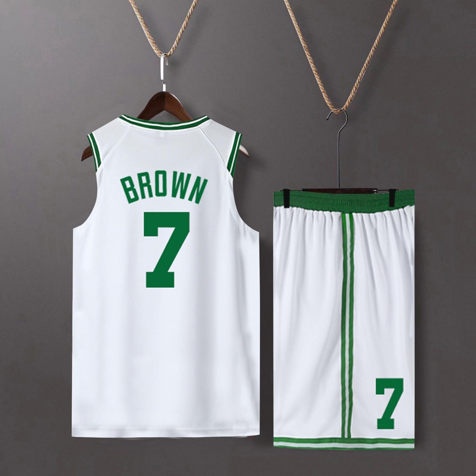 Basketball-Kleidung, Kinder-Basketball-Anzug, klassische Oberteile + Hosen, Basketball-Trikots, Anzug-Set M weiß Basketball-Kleidung, Kinder-Basketball-Anzug, klassische Oberteile + Hosen, Basketball-Trikots, Anzug-Set M weiß von Joom DACH