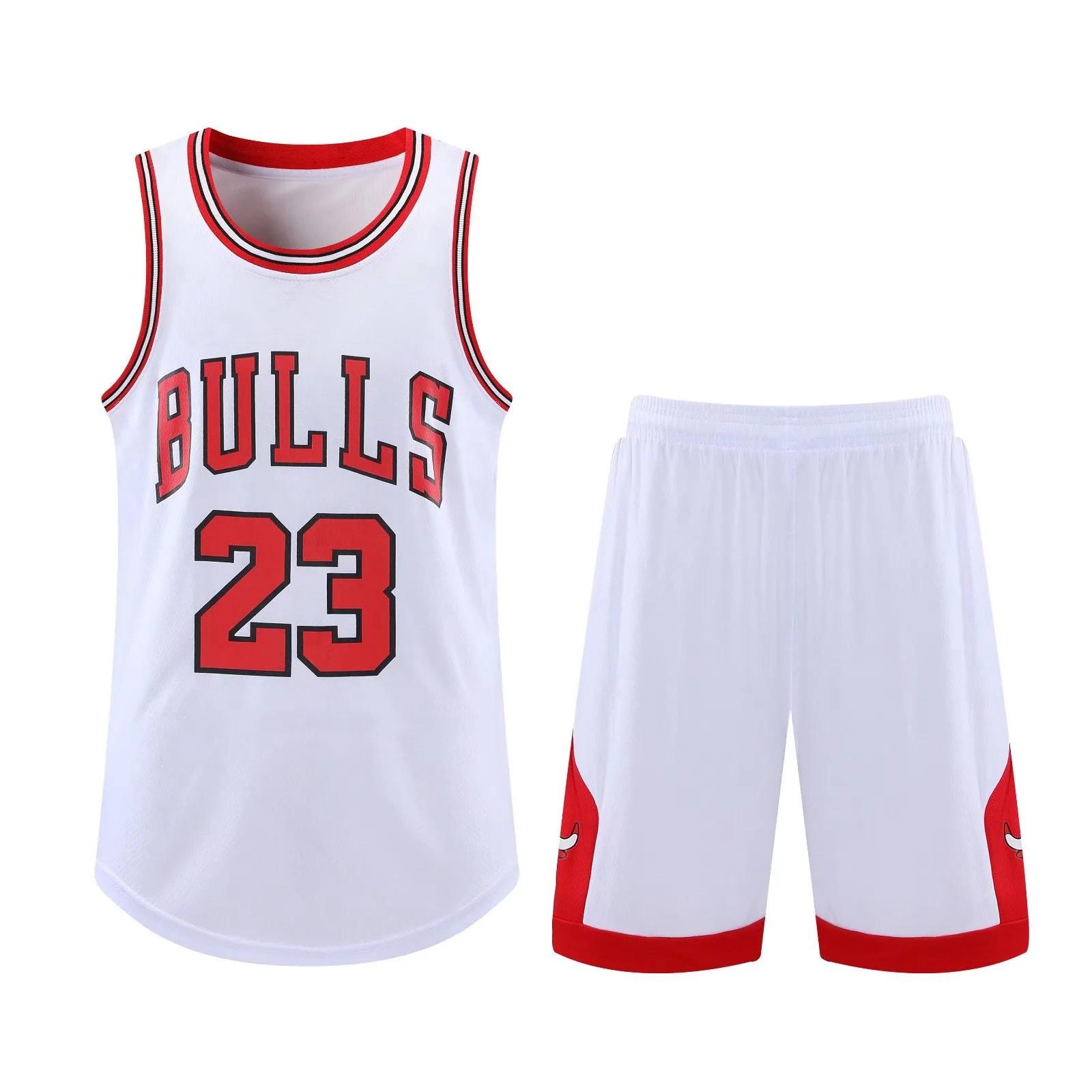 Basketball-Kleidung, Kinder-Basketball-Anzug, klassische Oberteile + Hosen, Basketball-Trikots, Anzug-Set S weiß Basketball-Kleidung, Kinder-Basketball-Anzug, klassische Oberteile + Hosen, Basketball-Trikots, Anzug-Set S weiß von Joom DACH