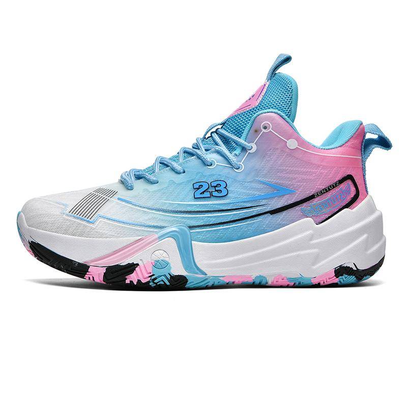 Basketballschuhe für Herren, atmungsaktiv, dämpfend, rutschfest, tragbar, Laufschuhe, Fitnesstraining, sportliche Basketball-Sneakers für Damen 39 von Joom DACH