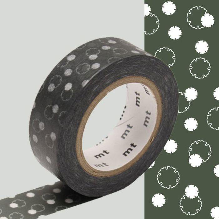 Baumwoll-Blumen-Masking-Tape - Taupe - 1,5 cm x 7 m braun von Joom DACH