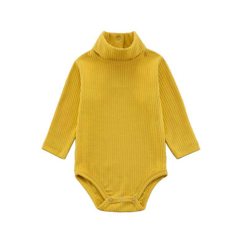Baumwolle Baby Body Frühling Herbst Baby Junge Mädchen Kleidung für Neugeborene Körper Kinder Overall Babys Kleinkind Bodys Säuglings Kleidung 12M(80) gelb von Joom DACH