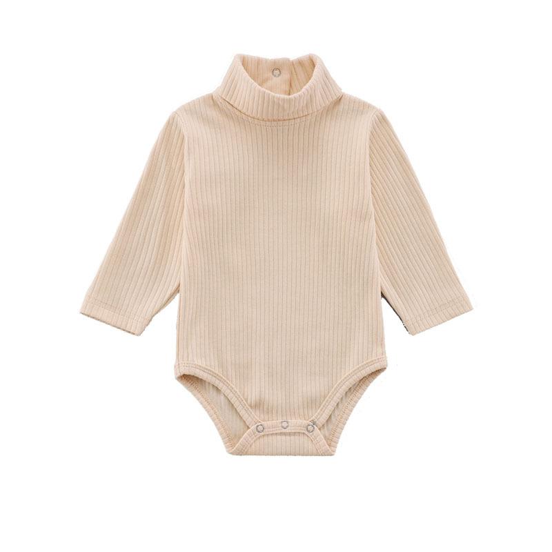 Baumwolle Baby Body Frühling Herbst Baby Junge Mädchen Kleidung für Neugeborene Körper Kinder Overall Babys Kleinkind Bodys Säuglings Kleidung 6M(68) beige von Joom DACH