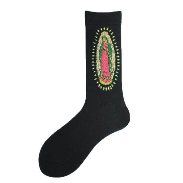 Baumwolle Happy Funny Socken Männer Alien Planet Shark Crazy Design Sokken Unisex Neuheit Dinosaurier Crew Skateboard Calcetines Hombre von Joom DACH