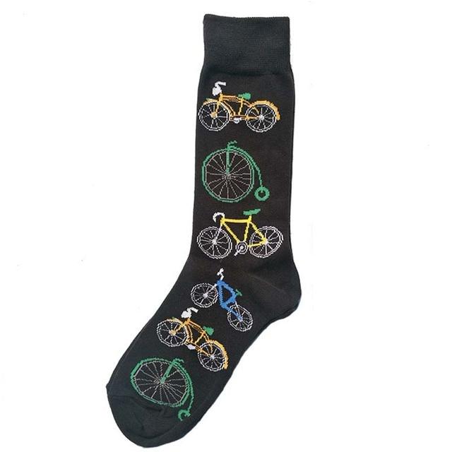 Baumwolle Happy Funny Socken Männer Alien Planet Shark Crazy Design Sokken Unisex Neuheit Dinosaurier Crew Skateboard Calcetines Hombre von Joom DACH