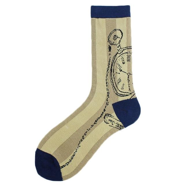 Baumwolle Happy Funny Socken Männer Alien Planet Shark Crazy Design Sokken Unisex Neuheit Dinosaurier Crew Skateboard Calcetines Hombre von Joom DACH