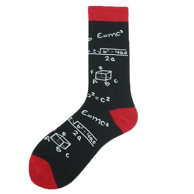 Baumwolle Happy Funny Socken Männer Alien Planet Shark Crazy Design Sokken Unisex Neuheit Dinosaurier Crew Skateboard Calcetines Hombre von Joom DACH