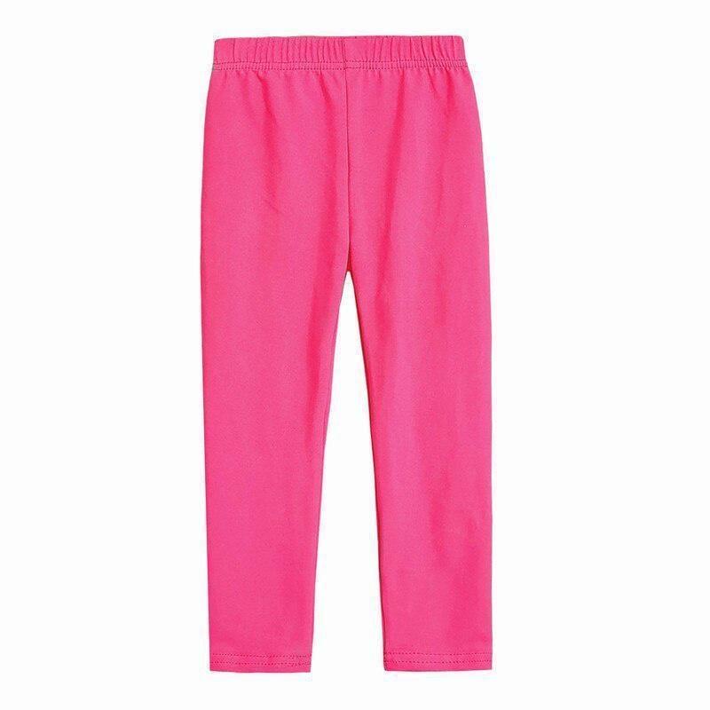 Baumwolle weiche elastische Baby Mädchen lange Hosen Kinder Leggings Frühling Sommer Kinderkleidung 120 heißes rosa von Joom DACH