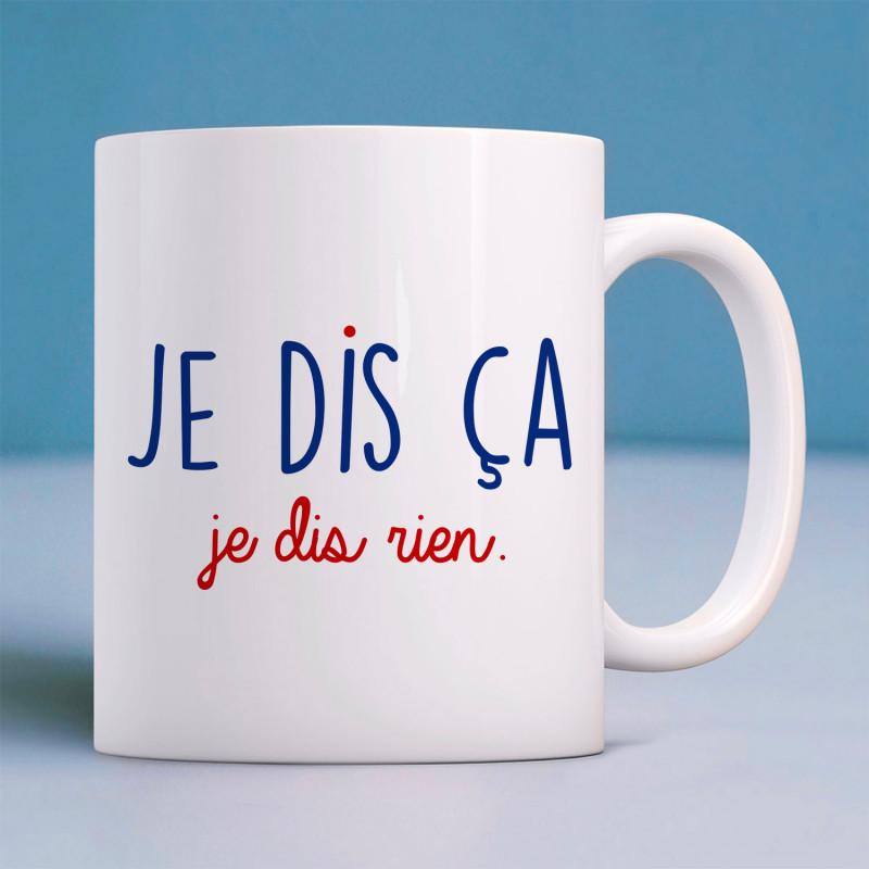 Becher Ich sage, dass ich nichts sage TU weiß von Joom DACH