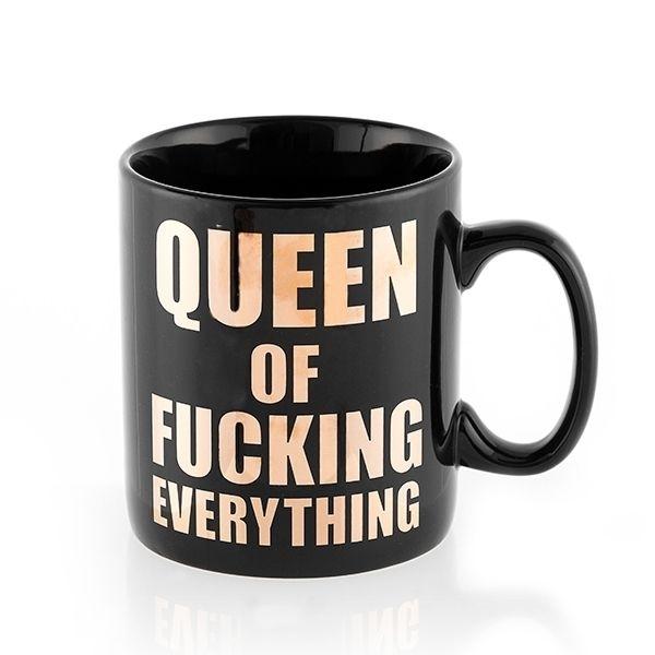 Becher XXL Queen of Fucking Everything Riesenbecher 850 ml von Joom DACH