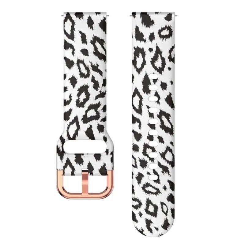 Bedrucktes Silikonband für Samsung Galaxy Watch 6 Classic-5-pro-4 Sportarmband 20mm 22mm Armband für Amazfit GTS/GTR/4/3/2e Mini 20mm von Joom DACH