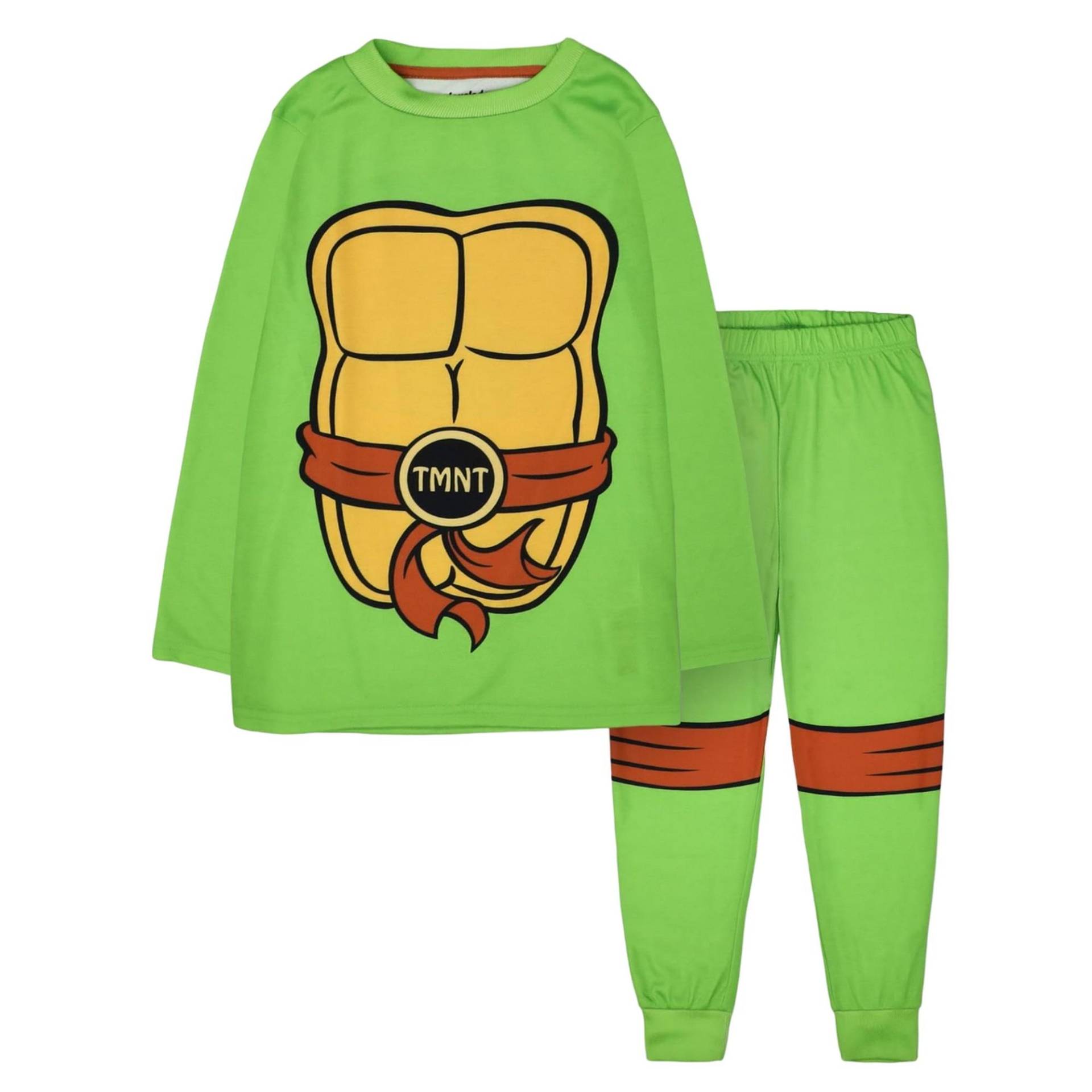 Bedrucktes langes Pyjama-Set für Jungen von Teenage Mutant Ninja Turtles 9-10 Years grün Bedrucktes langes Pyjama-Set für Jungen von Teenage Mutant Ninja Turtles 9-10 Years grün von Joom DACH
