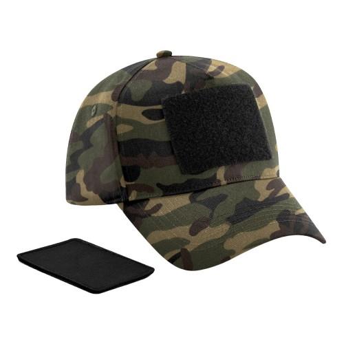 Beechfield Unisex-Adult Camo Baseball Cap mit abnehmbarem Patch One Size transparente weiße von Joom DACH