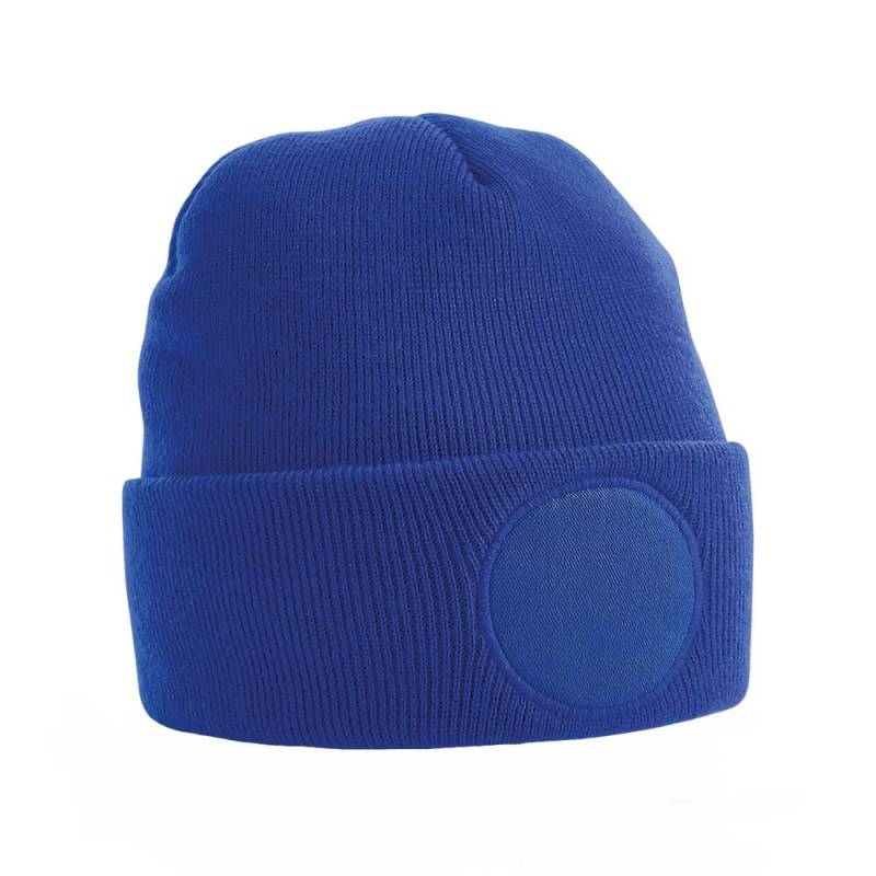 Beechfield Unisex Circular Patch Cuffed Beanie One Size königsblau von Joom DACH