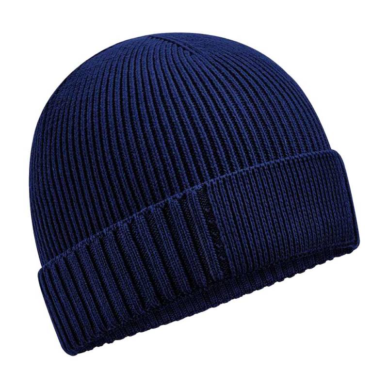 Beechfield Unisex-Erwachsene Patch-Mütze aus Bio-Baumwolle One Size oxford blau von Joom DACH