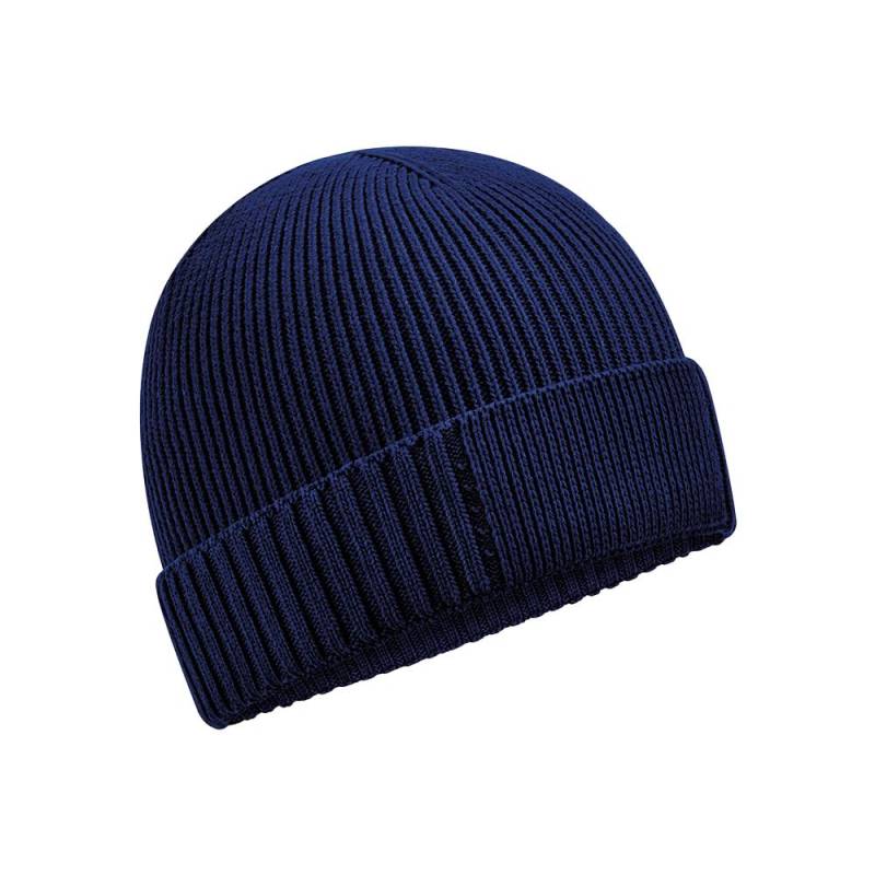 Beechfield Unisex-Erwachsene Patch-Mütze aus Bio-Baumwolle One Size oxford blau von Joom DACH