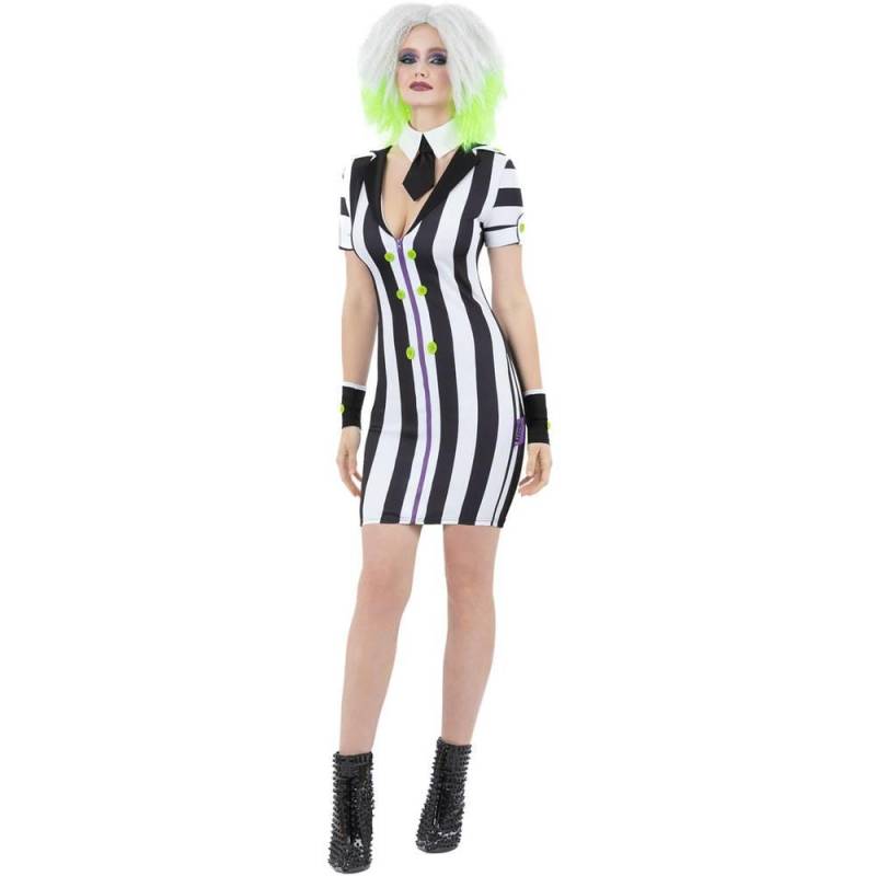 Beetlejuice Halloween Kostüm Kleid XS weiß/schwarz Beetlejuice Halloween Kostüm Kleid XS weiß/schwarz von Joom DACH