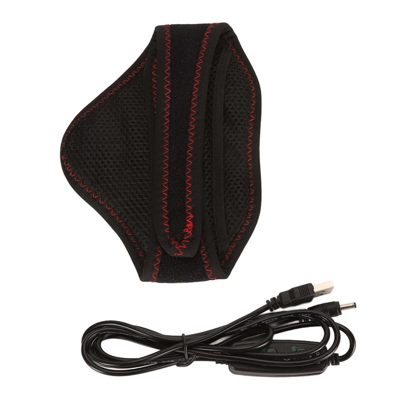 Beheizbare Halskrause Gleichmäßige Erwärmung 3 Geschwindigkeiten USB-Schnittstelle Beheizbarer Nackenwärmer für Männer Frauen Senioren von Joom DACH