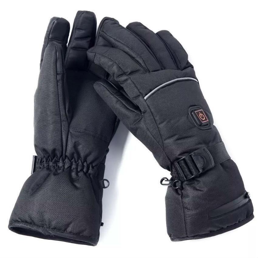 Beheizte Handschuhe, elektrisch, wiederaufladbar, batteriebetrieben, für den Winter, handwarm, beheizte Handschuhe für Männer und Frauen, für Ski, Motorrad, Schnee, Fäustling, Handschuh, Arthritis M schwarz von Joom DACH