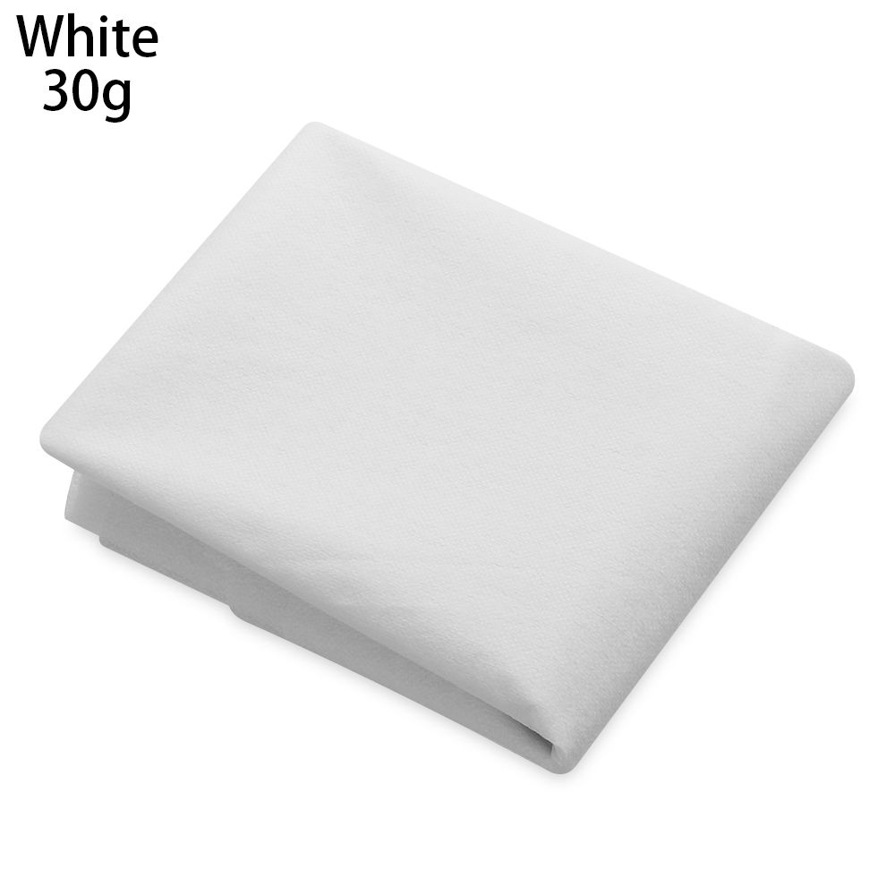 Bekleidungszubehör Vlies Nähen Einlage Nähen Stoff Aufbügelbare Einlage Klebefutter 30g weiß von Joom DACH