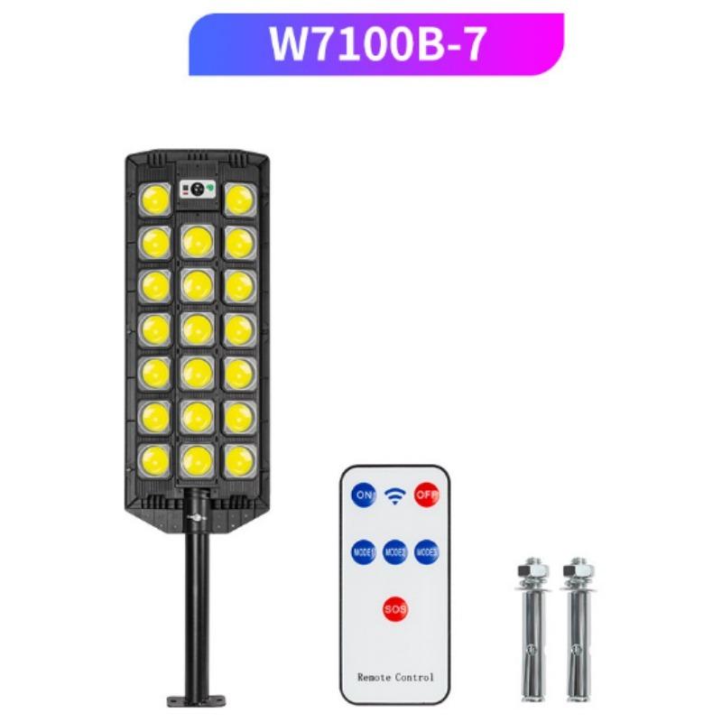 Beleuchtung 400m Solarlampe Außenbewegungssensor Solar-LED-Licht Superhelle Wandlampe Fernbedienung Gartenstraßenlaterne W7100B-7 von Joom DACH