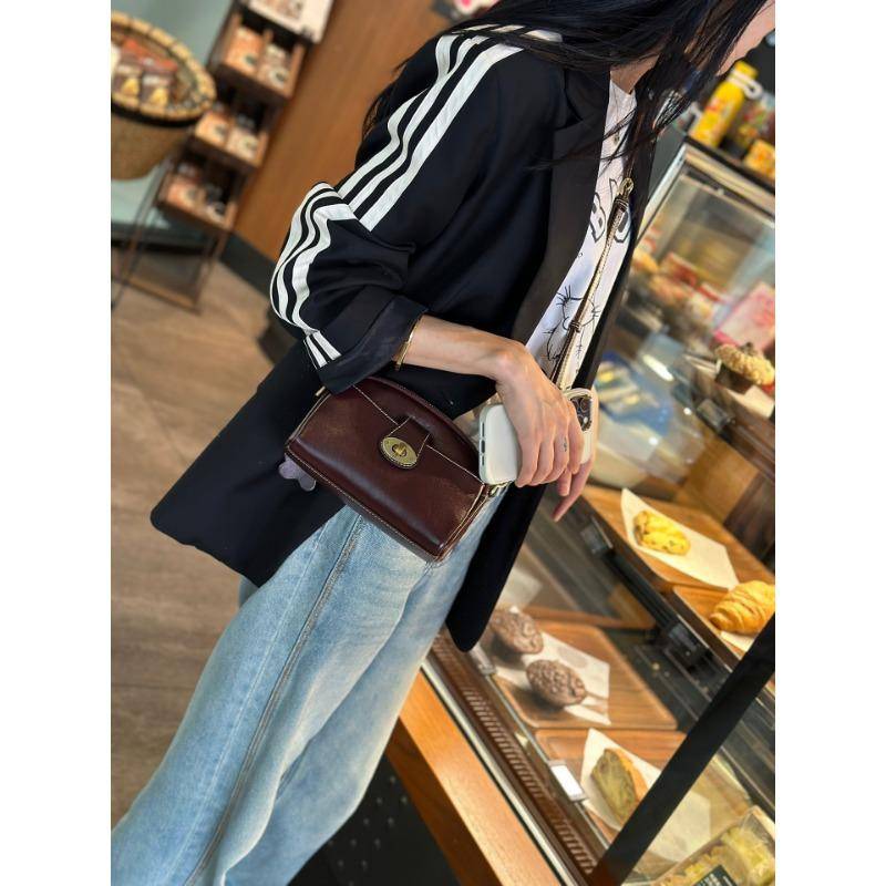 Beliebte Tasche Mutter Leder Damentasche Handy-Tasche Ein-Schulter Umhängetasche Damen Mini-Tasche von Joom DACH