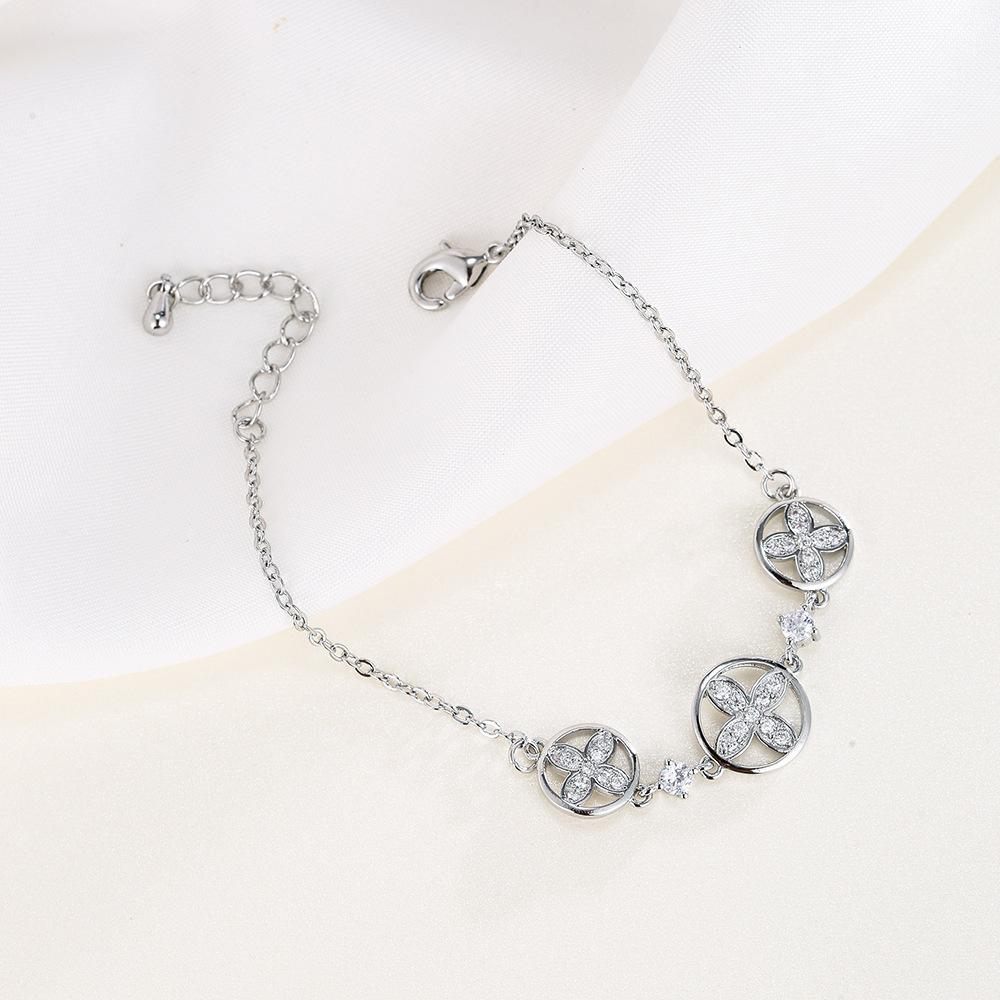 Beliebter Stil, frisches Armband, fünfzackiger Stern, Fußkettchen für Mädchen, Weihnachtsgeschenk, Handschmuck weiß von Joom DACH