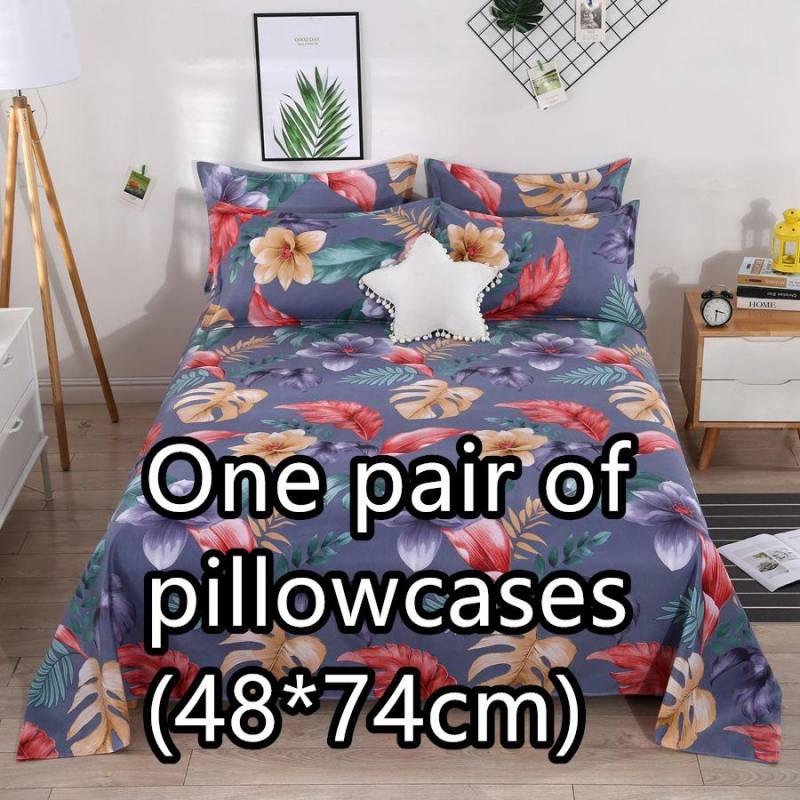 Bequeme Bettlaken, Doppelbett, Einzelbett, alle Jahreszeiten, mehrere Spezifikationen One pair of pillowcases von Joom DACH