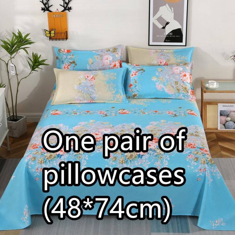 Bequeme Bettlaken, Doppelbett, Einzelbett, alle Jahreszeiten, mehrere Spezifikationen One pair of pillowcases von Joom DACH