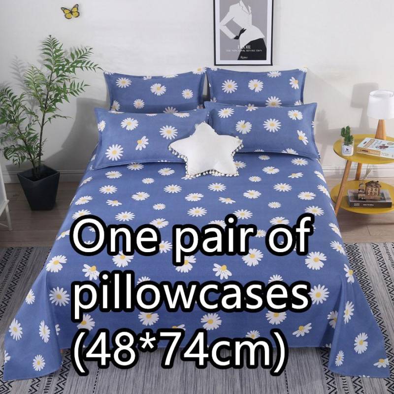 Bequeme Bettlaken, Doppelbett, Einzelbett, alle Jahreszeiten, mehrere Spezifikationen One pair of pillowcases von Joom DACH