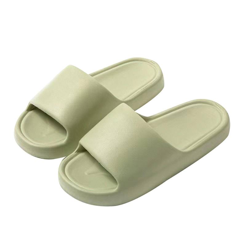 Bequeme Paar Hausschuhe für drinnen Duschen Schuhe für Männer und Frauen Übergröße Pantoletten Badesandalen Damen Hasenpantoffeln Harte Sohle 40 grün von Joom DACH