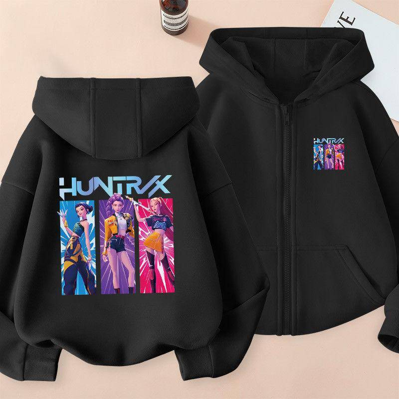 Bequeme und warme Mäntel für das Kinder-Hexenjagd-Team, Reißverschluss-Hoodies für Jungen und Mädchen Herbst und Winter 140 von Joom DACH