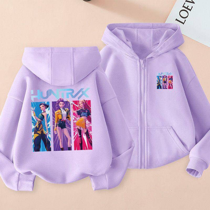 Bequeme und warme Mäntel für das Kinder-Hexenjagd-Team, Reißverschluss-Hoodies für Jungen und Mädchen Herbst und Winter 150 von Joom DACH