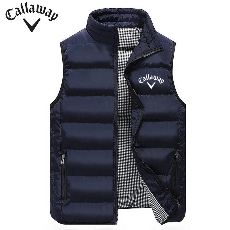 Bestickte Callaway High-End-Baumwollweste, Herren-Herbst-/Wintermode, lässige, bequeme ärmellose Jacke M von Joom DACH