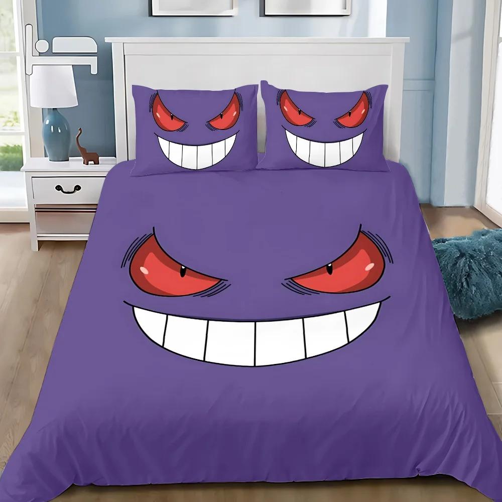 Bettbezug Kissenbezug Bettwäscheset Cartoon Böse Gengars Erwachsene Junge Mädchen Schlafzimmerdekoration Kindergeschenk Einzel Doppel Übergröße 70x130cm 2pcs von Joom DACH