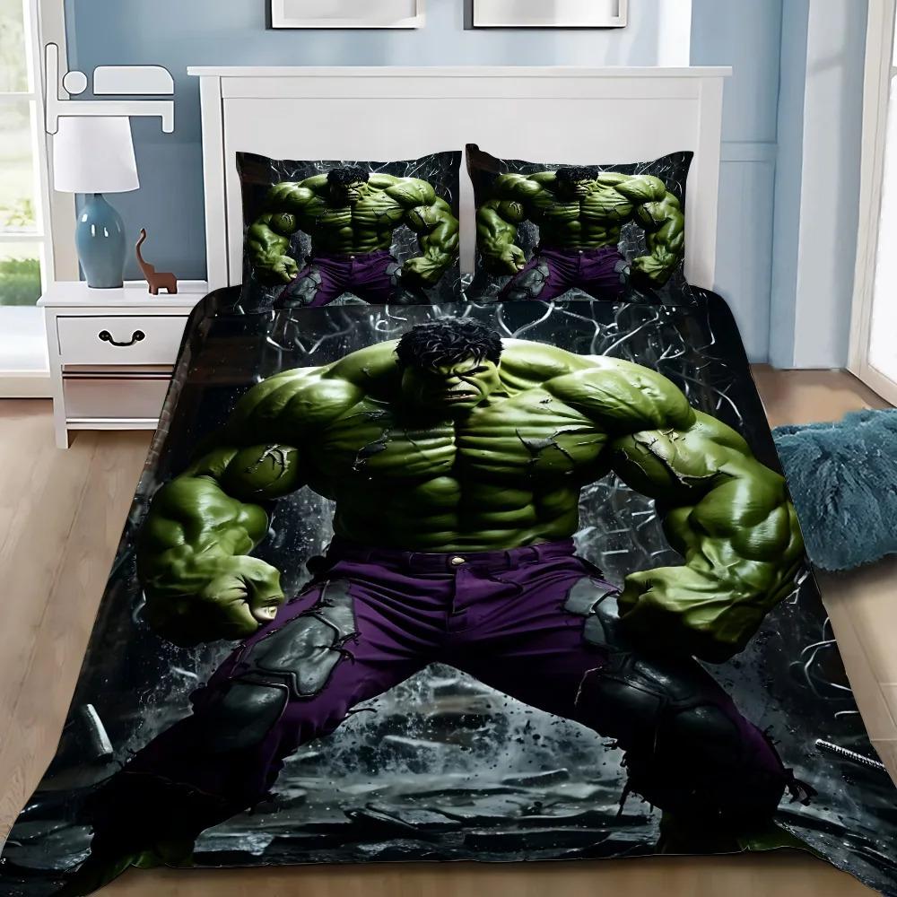 Bettbezug Kissenbezug Bettwäscheset Film Die Hulks Erwachsene Junge Mädchen Schlafzimmer Dekoration Kinder Geschenk Einzelbett Doppelbett Große Größe 70x130cm 2pcs von Joom DACH